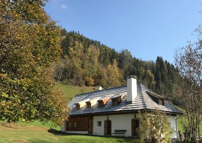 Resihaus im Herbst